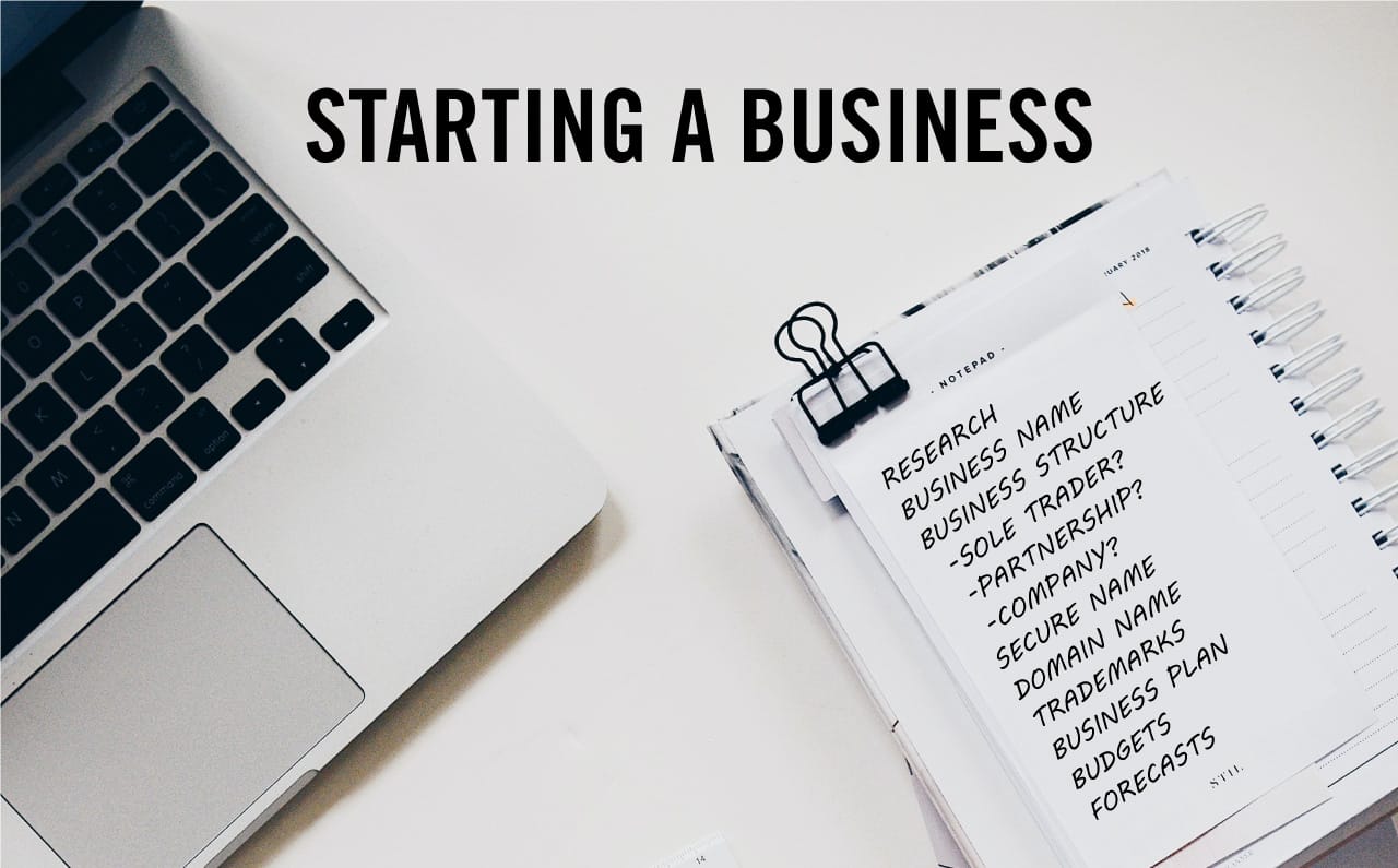 Starting a Business with sound business advice and guidance