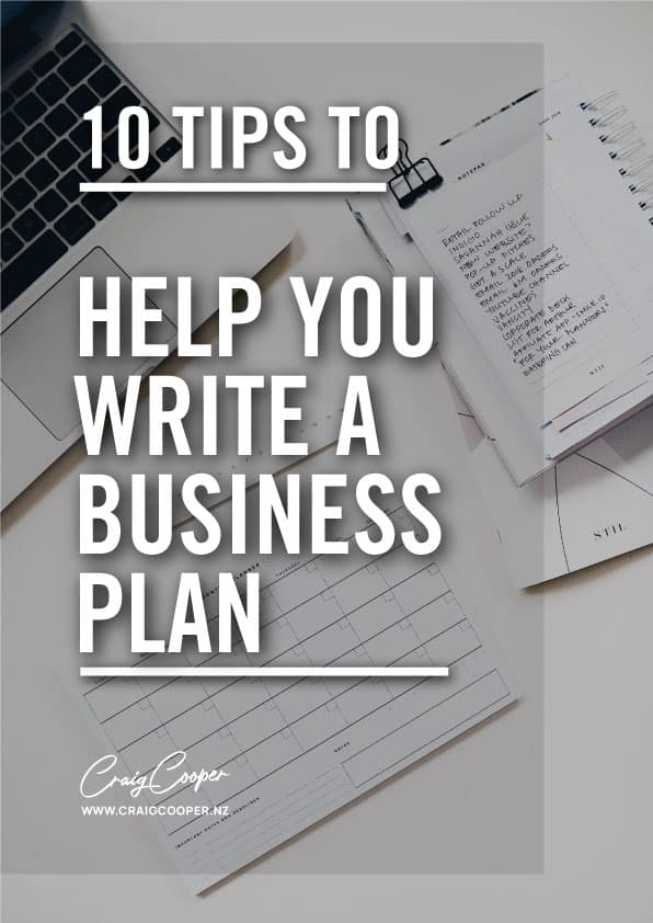 10 tips to help you write a fantastic business plan